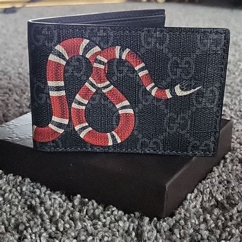 snake gucci verctor|authentic Gucci snake wallet.